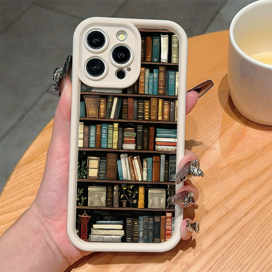 ✨Etui na telefon z TPU w stylu biblioteki