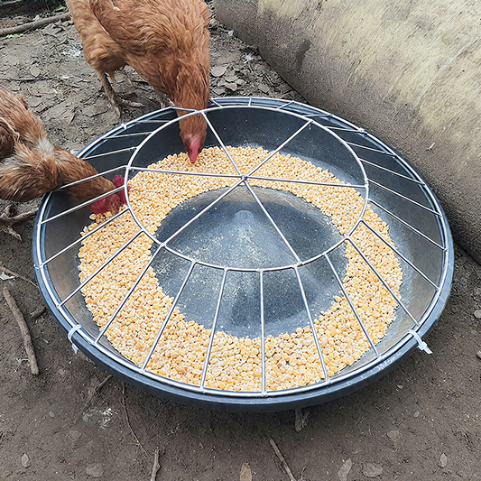 🐓Velkokapacitní kulatý krmítko pro drůbež
