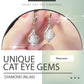✨Buy 1 pair get 1 pair free✨ Shiny cat eye earrings