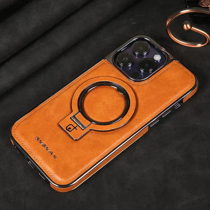 Luxusné kožené neviditeľné iphone puzdro.